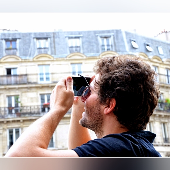 TWO PAIR Mini Virtual Reality Glasses for Smartphone Foldable VR Handmade Lenses - Picture 2 of 16